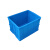 加厚塑料周转箱长方形特大号带盖储物筐子收纳盒子工业胶框大胶箱 外径长宽高 默认蓝色 755箱 815