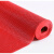 防滑垫PVC塑料地毯大面积门垫卫生间厕所厨房s型网眼浴室防滑地垫 红色【4.5MM中厚】 1.6米宽X【10米长】