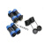 防水航空插 塑料防尘连接器 SD20 3/4/5/6/7/9芯 蓝色 黑色焊接 7芯整套(插头+方座) SD20-7AB