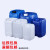 化工桶堆码桶25公斤升KG塑料桶20L废液桶方形酒精液加厚 30LB款堆码桶-蓝色