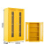 有豫 应急物资存放柜 防汛器材防护用品柜安全防护用品柜 高1920*宽1200*深500（mm）黄色 （加厚） 单位：套