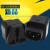 PDU转换插头UPS C13转国标插座 服务器IEC320-C14插头转国标 黑色（单独三孔） 黑色（单独三孔）