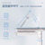 得力 deli 儿童书桌 带书架写字桌 可升降学习桌80CM 87006蓝色（单桌）