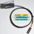 颜色识别光纤放大器色标电眼纠偏检测标签定位光电开关感应传感器 YC-601S放大器+聚焦镜+M6光纤使