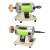 TYXKJ   微型台式多功能调速振震动抛光机玉石雕刻机打磨机砂轮机小型   一对尖牙+1个砂轮和 1个夹头