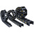 尼龙拖链雕刻机电缆穿线槽机床塑料履带桥式坦克链条工业传动链条 (内高*内宽)18*50