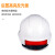 CLCEY安全帽工地国标ABS加厚建筑工程施工领导白色头盔夏季透气印字男 橙色 SF-12带护目镜款