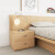 志光（GCON）日式简约现代迷你床边小柜子北欧原木色床头柜储物收纳柜 GS-CP002科技布软靠(尺寸备注)