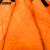 安赛瑞 多功能防寒环卫棉服 秋冬反光保暖大衣清洁工作棉袄 橘黄上衣 3XL 301057