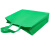 玛仕福 无纺布手提袋 广告礼品包装袋 绿色横版中号40*30*10cm