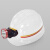 煤矿专用头灯安全帽带头灯的矿工帽带灯头盔强光石油井下地 光面玻璃纤维常规款白色带灯 含