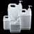 海斯迪克 HKxy-3加厚分装塑料桶5L乳白色