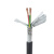 RONGLAN 高柔屏蔽电缆耐弯折耐酸碱机械臂数控机床信号线  PUR-TRVVP2芯0.2平100米