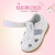 江博士（DR·KONG）夏季女童百搭纯色步前鞋 宝宝学步鞋 国货婴儿小白鞋 儿童健康鞋 白色 21码 适合脚长约12.0-12.6cm