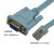 USB转串口9针 路由交换机思科配置线usb转rs232串口console调试线 usb转9针串口 蓝色0.8米 DY-D36