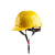 LISM安全帽工地男透气建筑工程施工劳保加厚定制防护头盔印字 一筋款-白色
