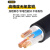 珠江电缆 ZC-YJV国标3+2铜芯3*50+2*25平方户外充电桩阻燃护套电缆 1米