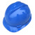 国标高强度ABS 施工劳保透气电力工程帽 LA标印字 佳护abs蓝色不透气
