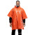 鸣固 PE一次性应急保温雨衣橙色 急救保温雨衣探险雨衣 加厚应急雨衣