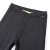 凯蒂芬加绒加厚男士羊毛保暖裤护膝2021年冬季新款 黑灰 XL（110-140斤）