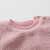 Auro Mesa宝宝冬季套装女童羊羔绒加绒上衣大PP裤卫衣裤子加厚保暖两件套 粉红色 2T/90cm