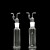 希万辉 气体洗瓶实验室高硼硅玻璃多孔式洗气瓶头 多孔式250ml