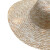 lieve夏季农民草帽防晒帽遮阳帽可定制黄色优质原麦秆41-43cm 5个起购