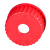 GL45 耐高温螺口试剂瓶盖 PBT盖子 流动相盖 蓝盖瓶盖子 彩色实心 GL45红色开孔盖 15mm