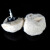 戎北棉布蘑菇型抛光磨头 白布抛光轮 白布抛光磨头 带柄布轮磨头 50mm