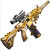 洛臣抛壳软弹M416枪DIY拼装EVA软弹枪下供弹男孩弹射玩具枪 LC521D迷彩