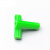 铁屹 膨胀管 塑料膨胀塞锚栓 膨胀螺丝螺栓 绿色M6×22.5mm（1000个） 