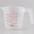 适用于厨房烘焙容器透明加厚量杯带刻度2502F5002F1000毫升级塑料 定制 面粉量杯250克500ML