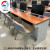 中悦博华（zoyue bower）BH-D011 电动升降学习桌自动翻转培训桌无纸化办公桌 电动升降桌（不含屏） 三人位
