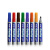白板笔可擦易擦水性儿童颜色鲜艳书写笔大头白板用彩色白板笔 10支蓝色