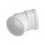 可信 PVC-U排水管配件45°弯头(100个/组) 白色 200mm