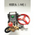 定制适用于上海熊猫55/58型商用洗车机泵头配件高压清洗机220V机 铜泵头(配皮带轮A轮)