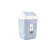 茶花 房子分类厨房客厅卫生间摇盖塑料废纸篓清洁收纳卫生筒1202蓝色5L 5个装