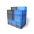 工业收纳箱长方形塑料周转箱加厚龟箱eu物流箱特大号收纳箱零件盒 灰色100-40-28厘米
