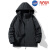 NASA RHUDE冲锋衣男女外套户外进藏登山服外套可拆卸防风防水夹克 男款黑色 XL