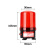 品之德 PQC-070 可充电便携式警示灯磁铁吸顶车充蓄电池声光报警器闪烁灯 有声充电强磁款红色