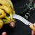 超锋利不锈钢菠萝刀水果刀小刀小弯刀香蕉刀水果刀削皮刀 长水果刀+小弯刀 一把装