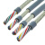 京昂耐油耐折线灰色TRVVP10芯0.3柔性屏蔽拖链电缆RVVP 拖链屏蔽线 6芯x1.0平(5米)
