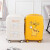 米尘（MiChen）行李箱女生高颜值拉杆箱学生大容量可爱卡通旅行箱小型密码登机箱 （粉色）玉桂狗 28英寸