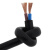 电缆电线2芯3芯1.5/2.5/4平方户外专用防水防冻软电源护套线  2芯 1.5 平方1米