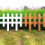 德威狮 栅栏室外防腐木护栏碳化栏杆围栏篱笆实木围挡 碳色100*80*105 (板厚13mm) 单位：件