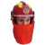 尼龙材质 扑火安全帽 带灯架 防火阻燃芳纶披肩 森林消防头盔
