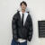 HKSH冬季棉袄男士外套短款PU皮衣面包服加厚棉服韩版宽松立领棉衣 M17 (高)质量加厚皮衣 XL 125-140斤