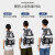 吴系潮流双肩包男士背包新款大容量休闲旅行韩版大高中学生书包充电 充电版格子印花