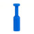 气动接头风管塞04 06 8厘10 12mm气管出口胶塑料蓝色接头塞快插堵 PP-8mm