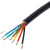 耐高温多芯电缆线软硅橡胶护套线电源线导线铜芯YGC5 8芯 0.5平方 6X0.5平方 外径8.55MM 10m